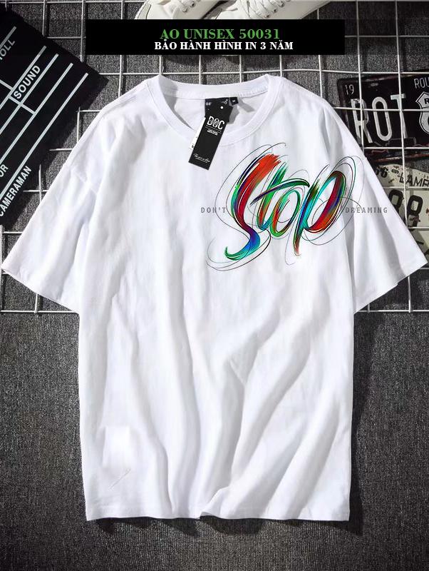 Áo tay lỡ trắng